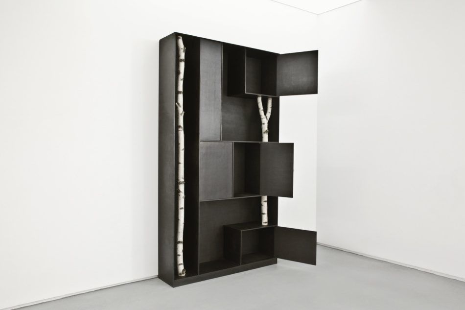 Black shelf by Andrea Branzi