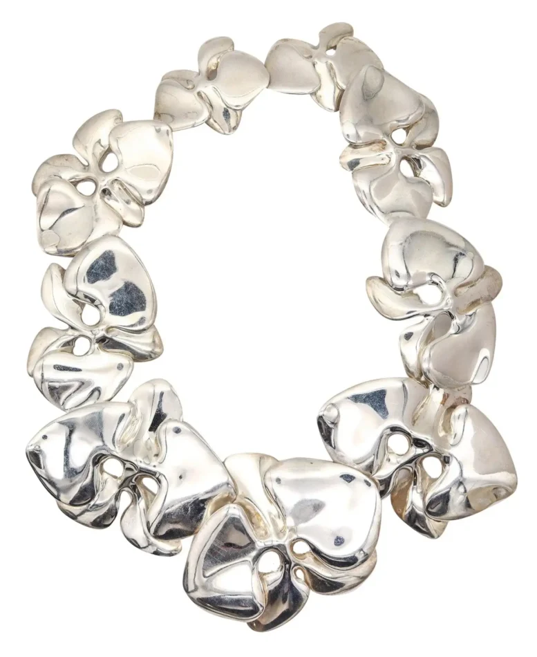 Angela Cummings orchids necklace, 1984