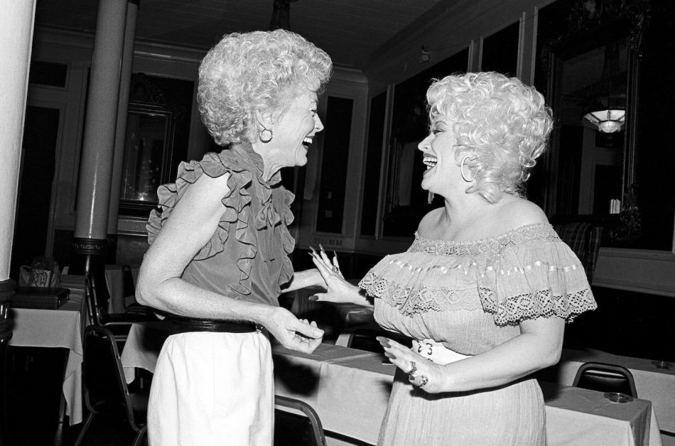 Ann Richards and Dolly Parton in Austin Texas by Scott Newton
1982