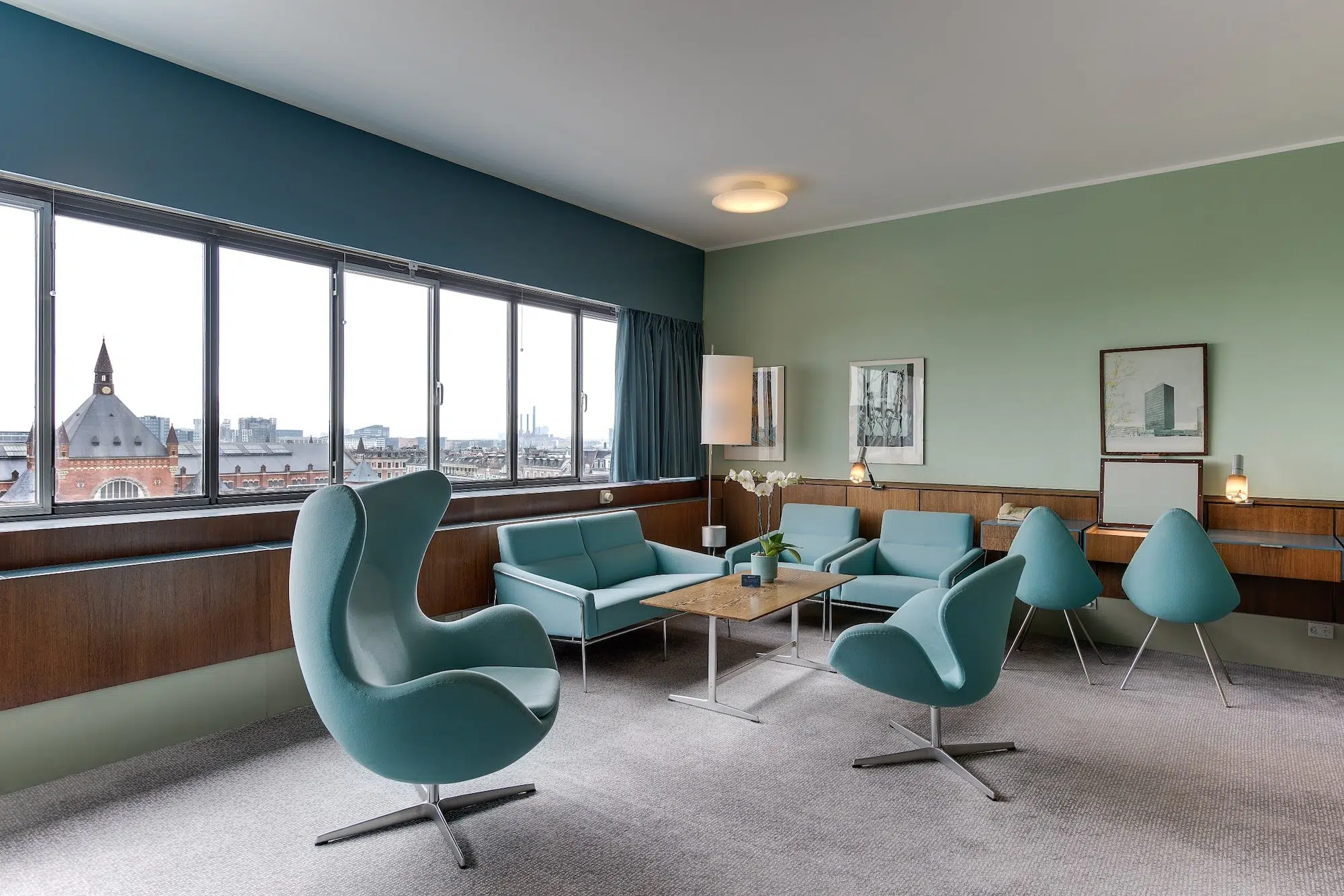 Room 606, the Arne Jacobsen Suite, at the Radisson Blu Royal Hotel in Copenhagen