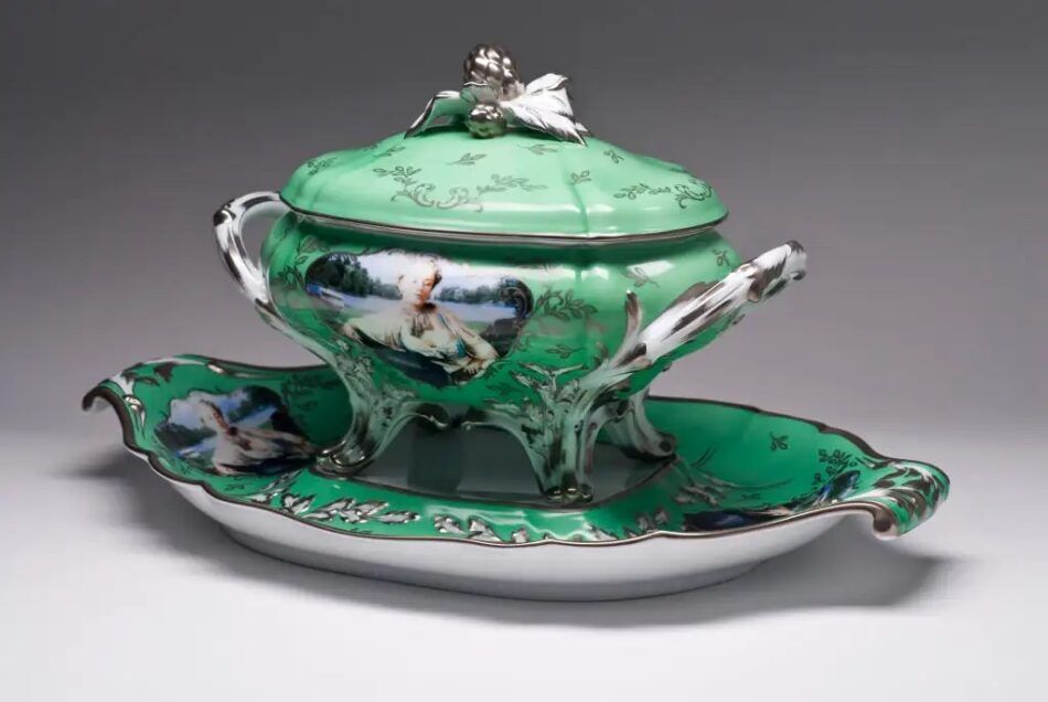 1990 soup tureen by contemporary photographer Cindy Sherman and the Ancienne Manufacture Royale de Limoges
