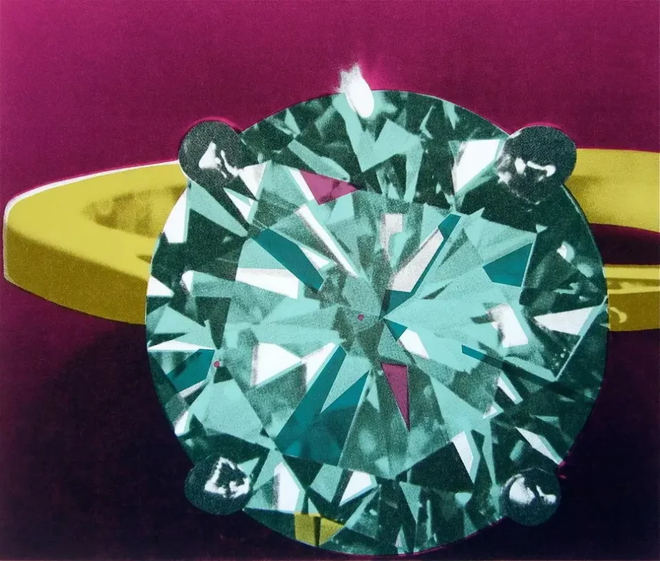 Diamond Ring, 1977, by Richard Bernstein