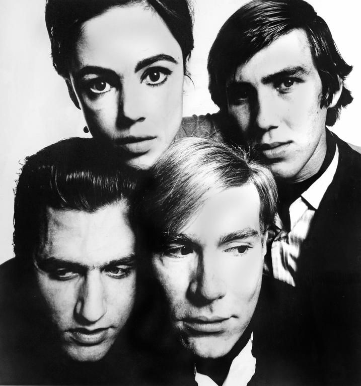 Andy Warhol and the Gang, 1965, by David Bailey