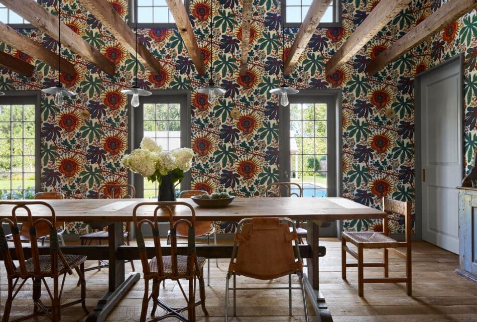 Neal Beckstedt floral dining room
