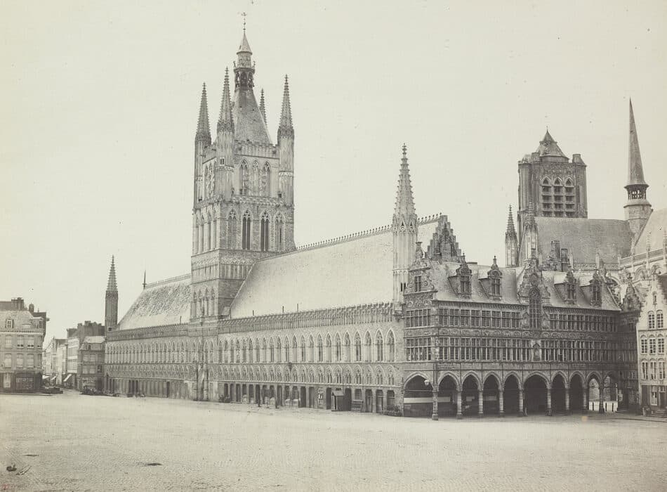 Palace With Clock Tower, 1860s, by the Bisson brothers