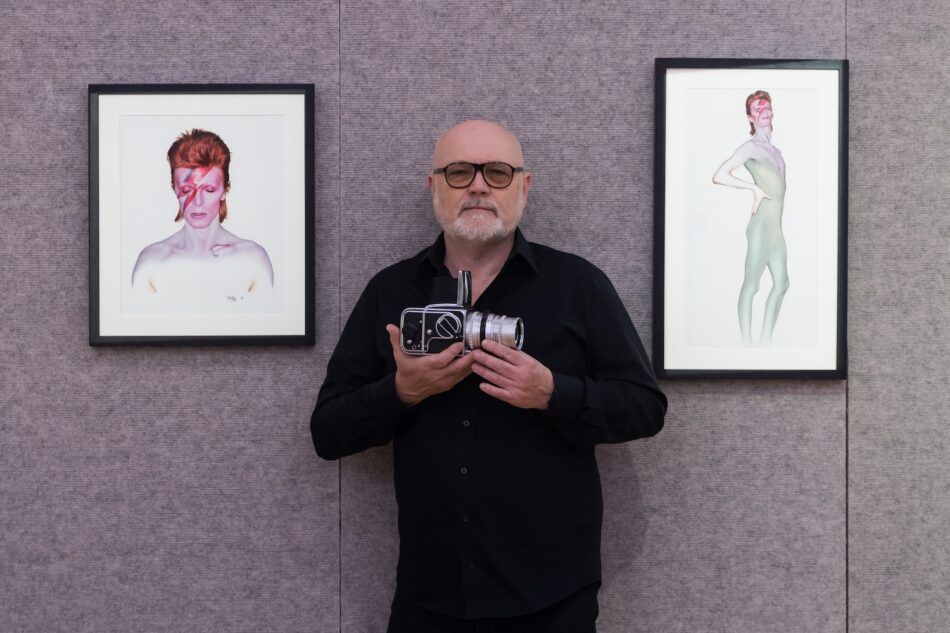 Chris Duffy with David Bowie photos