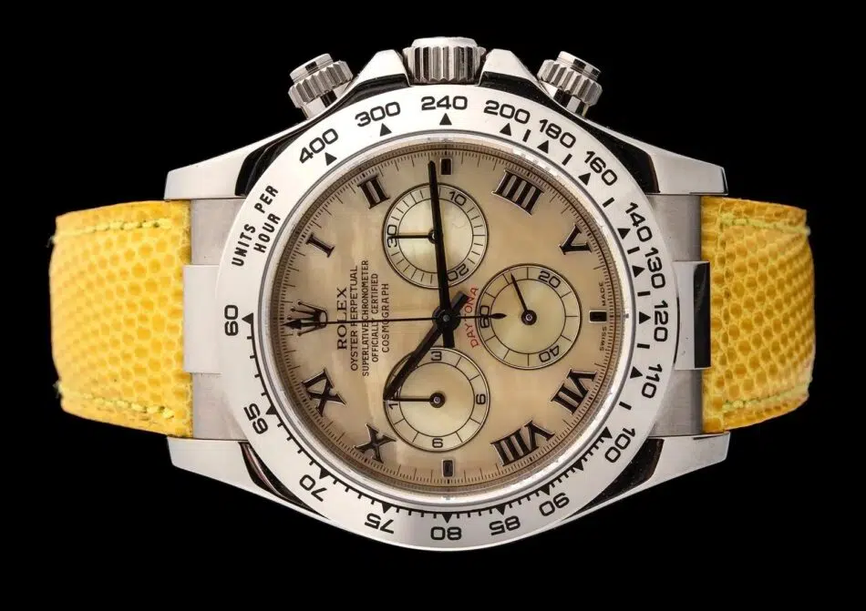 Rolex "Daytona Beach" ref. 116519 with leather strap, 2000