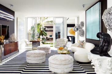 living room by Brown Davis Interiors