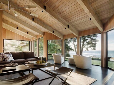 Leverone Design Inc living room in Sea Ranch