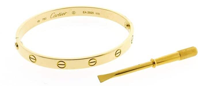 how to put on cartier love bracelet