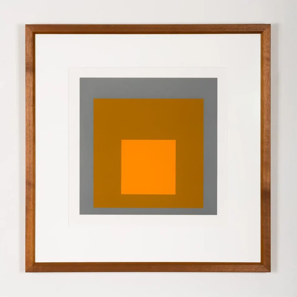 Cadmium Orange, 1968, by Josef Albers