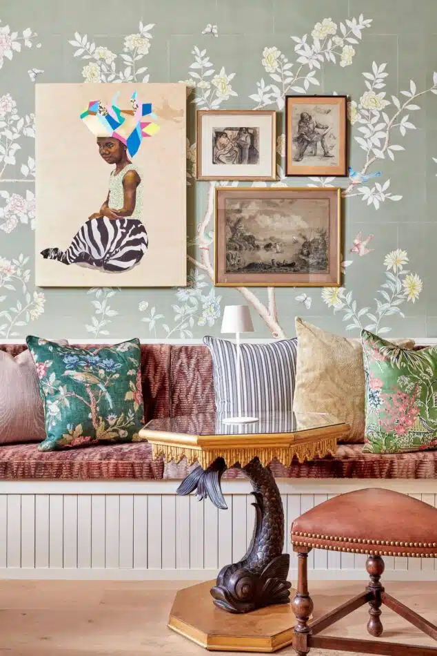 Ladies' speakeasy designed by Corey Damen Jenkins for an Atlanta showhouse