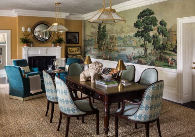 Whether Painted or Papered, Muraled Walls Make Bold Statements in the Home