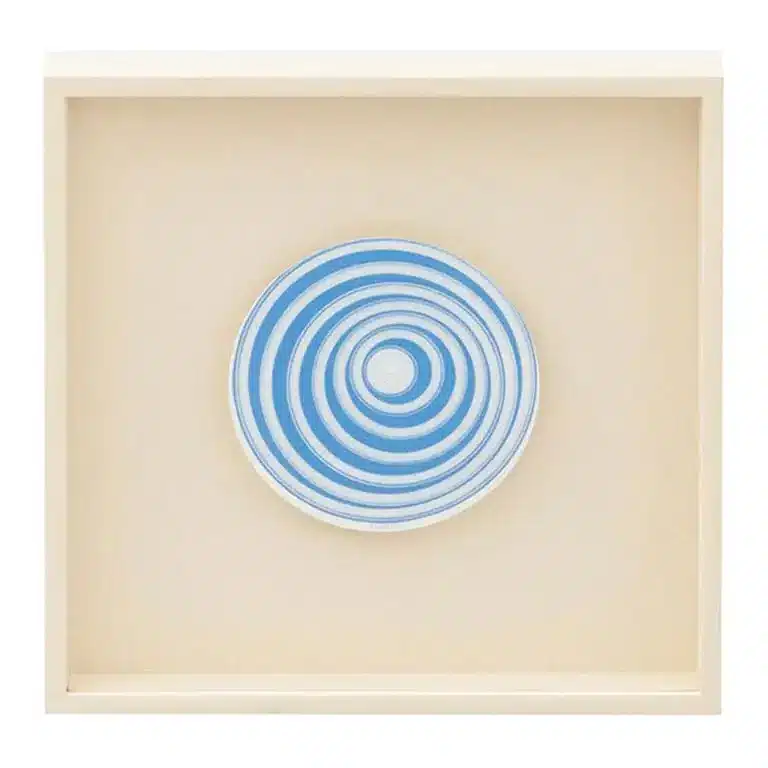 Marcel Duchamp blue-and-white König Series 133 Rotorelief, 1987