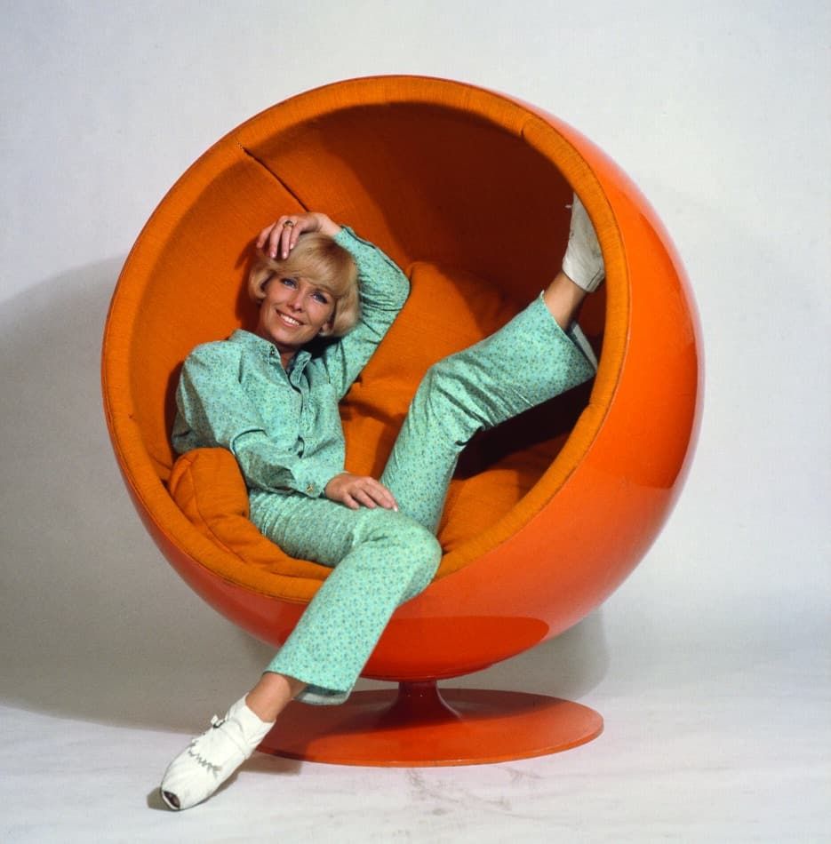 orange Ball chair