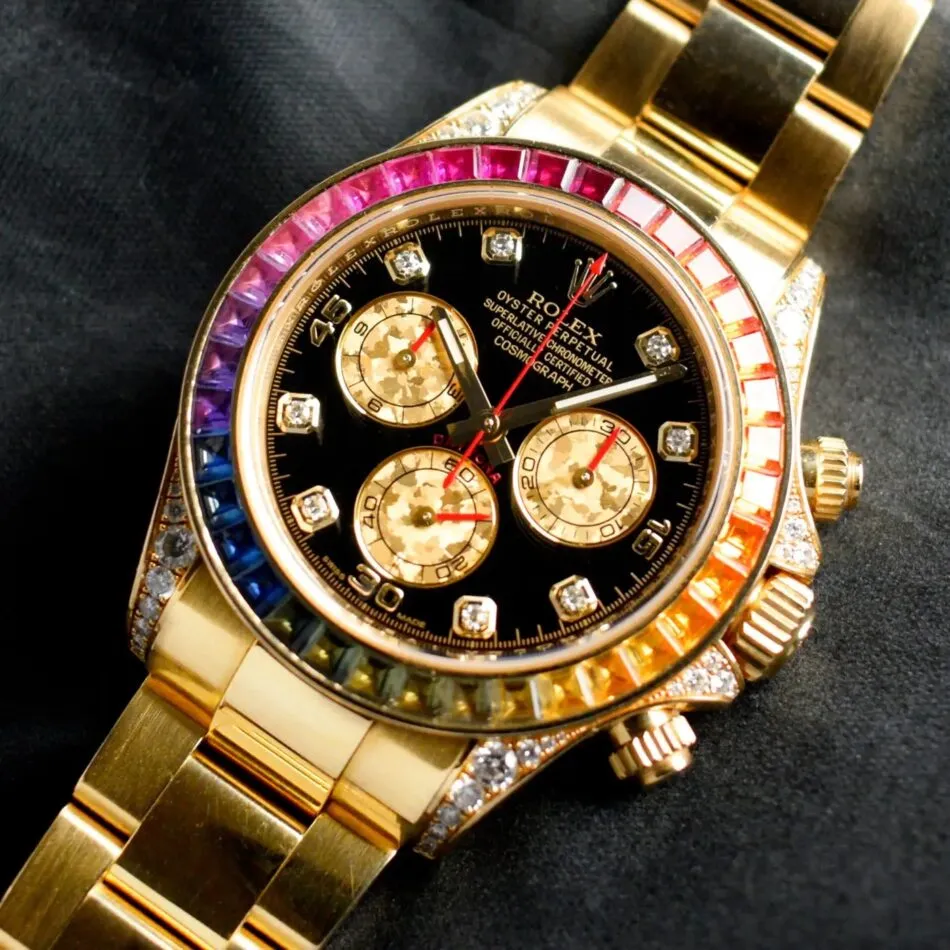 Rolex Rainbow Daytona watch (ref. 116598RBOW)
