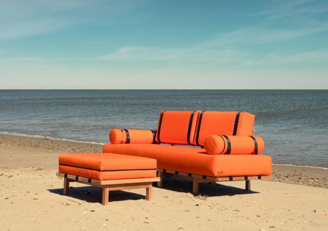 This Sofa Comes with a Flare, Paddle and Martini Kit — Just in Case