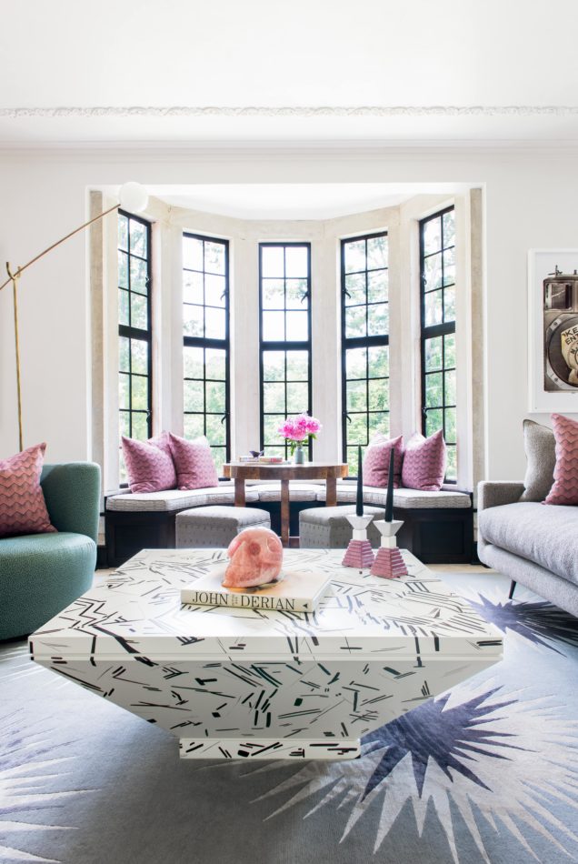Courtney Bishop-designed living room in Atlanta, GA.