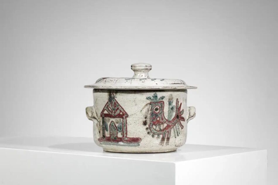 1960s tureen by French artisan Gustave Reynaud