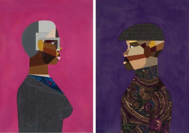 A Derrick Adams Double Portrait Brings Out the Interior Lives of His Subjects