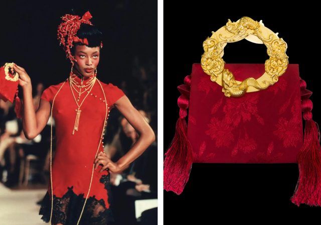 Naomi Campbell Strutted down the Runway Carrying This ’90s Dior Bag