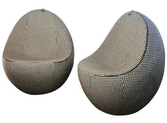 Alexander McQueen's The Horn of Plenty egg chairs, Autumn/Winter 2009