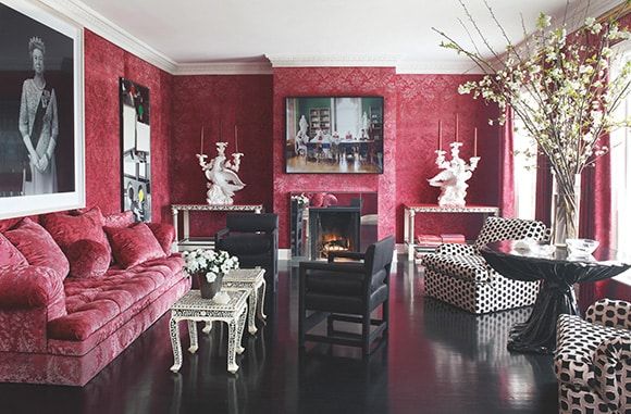 How to Decorate With Pink and Red: Tips from Miles Redd
