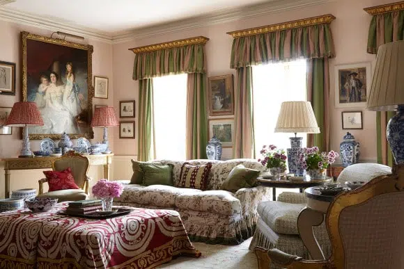 Designer Penny Morrison created a playful, personal melange of patterns for her 18th-century country house in Wales 
