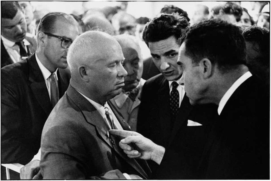 Moscow (Nikita Khrushchev and Richard Nixon), 1959, Elliott Erwitt