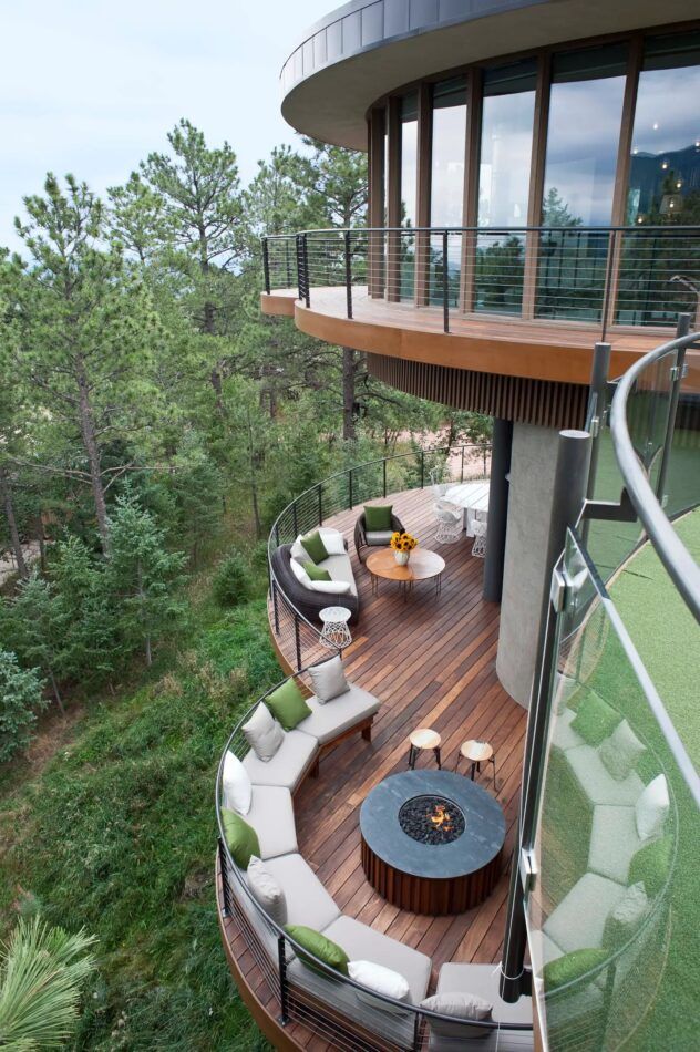 Colorado Springs terrace designed by Emily Summers