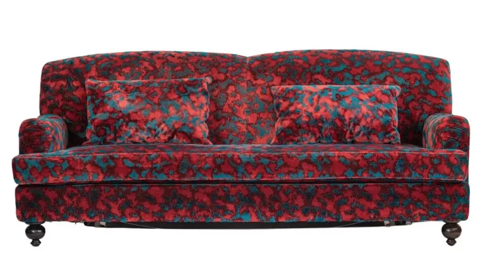 English Roll Arm Sofa with Pull-Out Bed, 2022