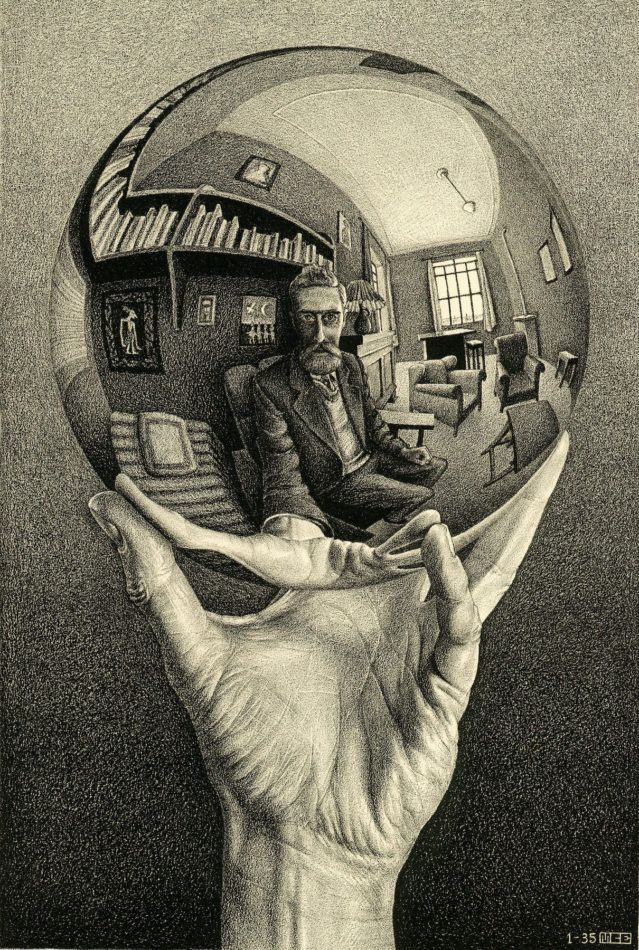 Hand with Reflecting Sphere, 1935