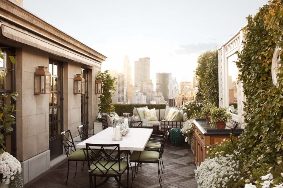 Manhattan patio by Brian J. McCarthy