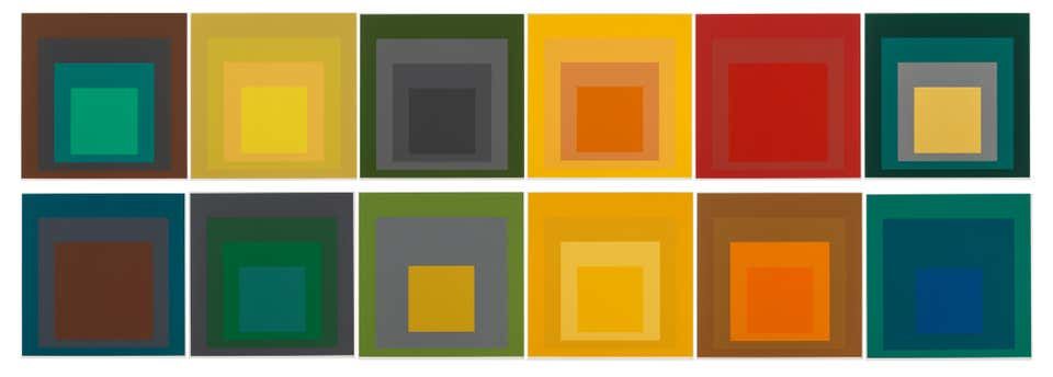 SP (Homage to the Square), 1967, by Josef Albers