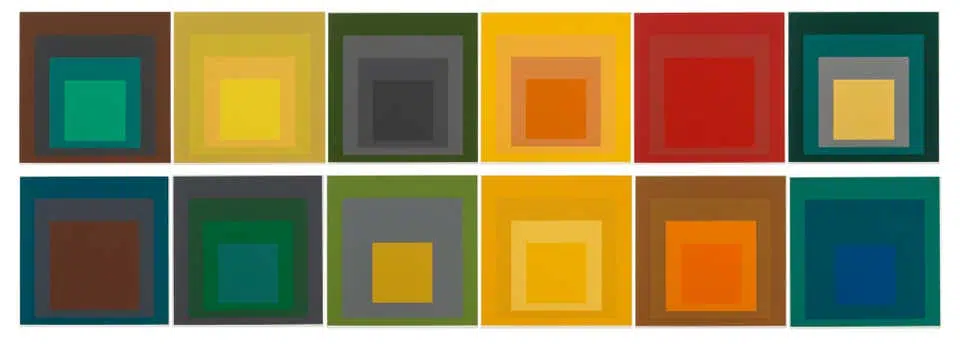 SP (Homage to the Square), 1967, by Josef Albers