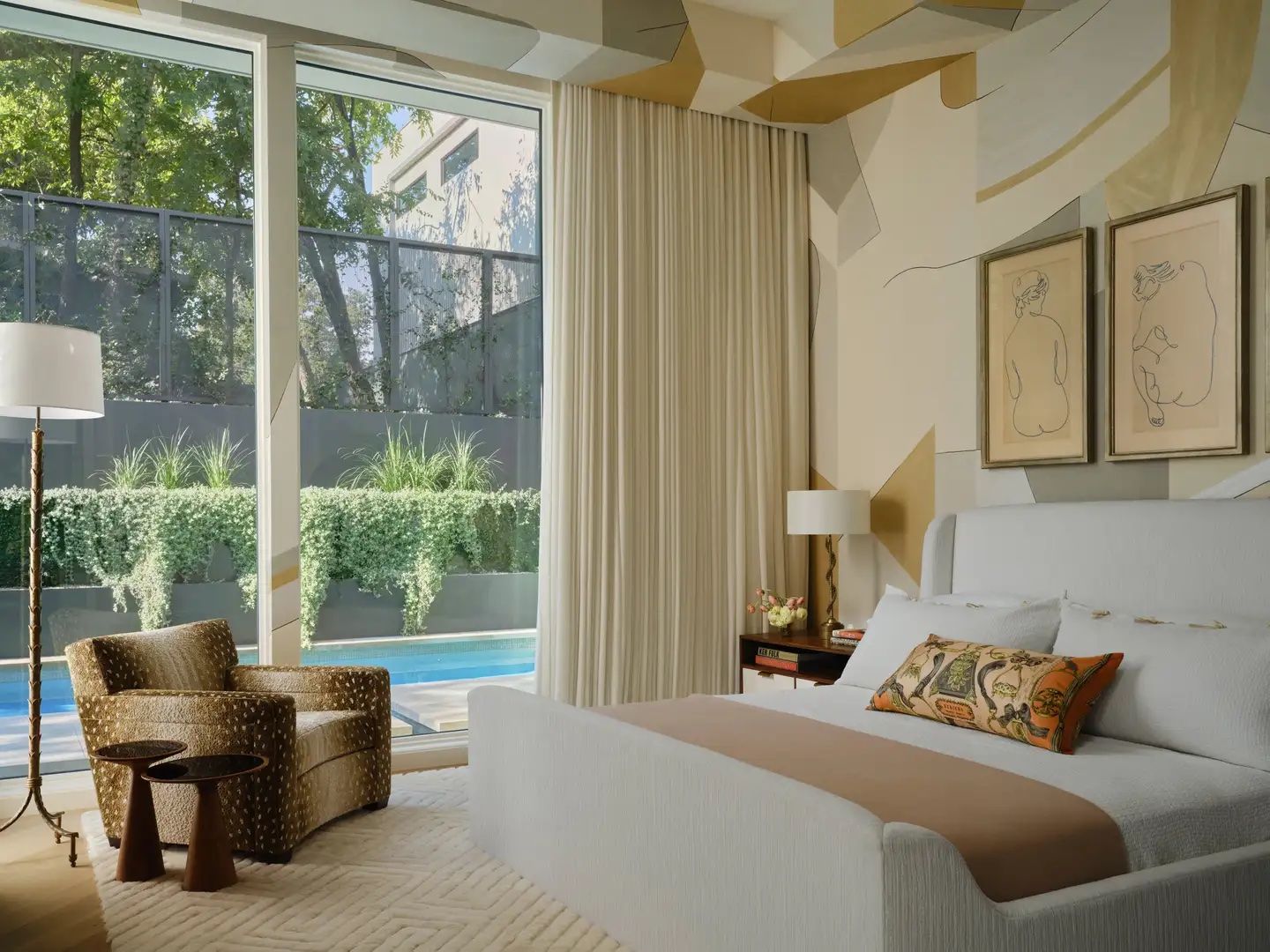 An Austin, Texas, bedroom by interior designer Fern Santini
