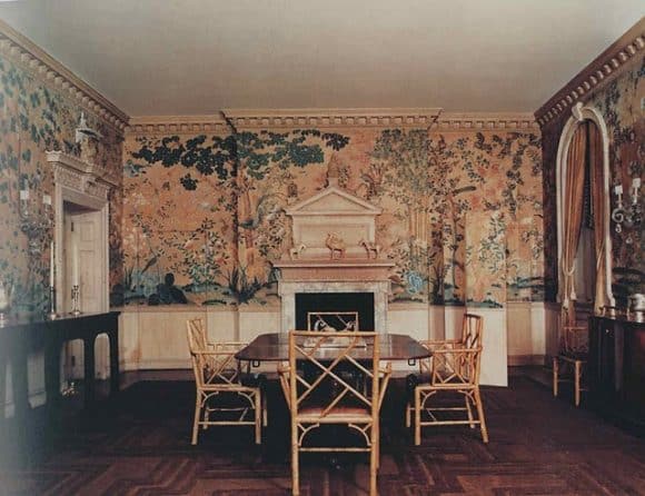 The dining room of the Reed House. 