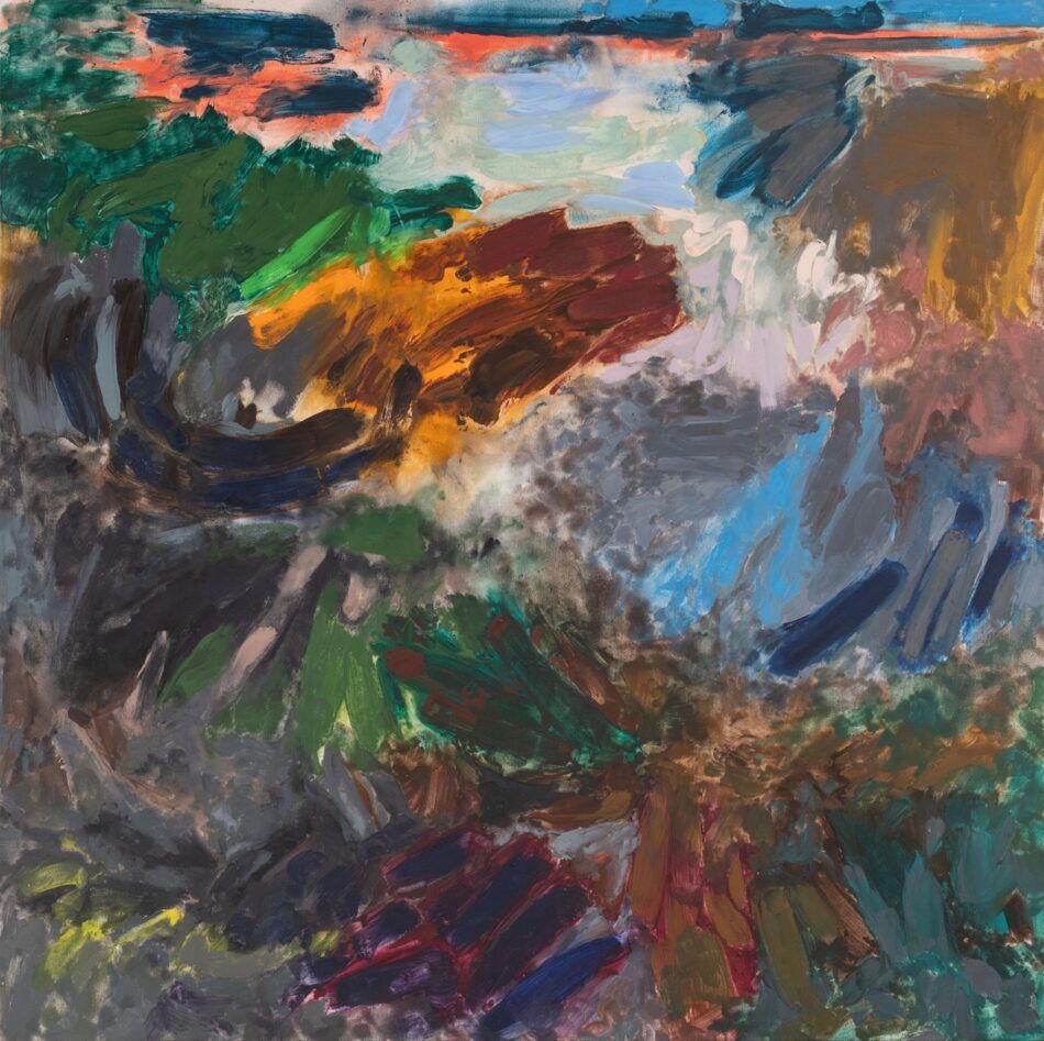 Dawn, 1984, by Friedel Dzubas. Courtesy of Lincoln Glenn Gallery