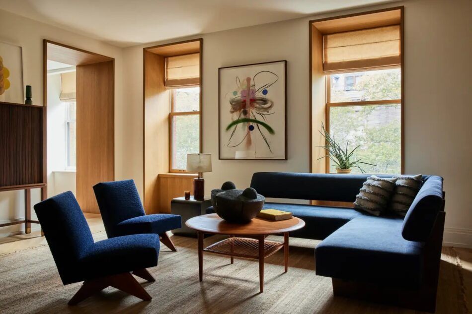 Living room of a Manhattan apartment by Gachot