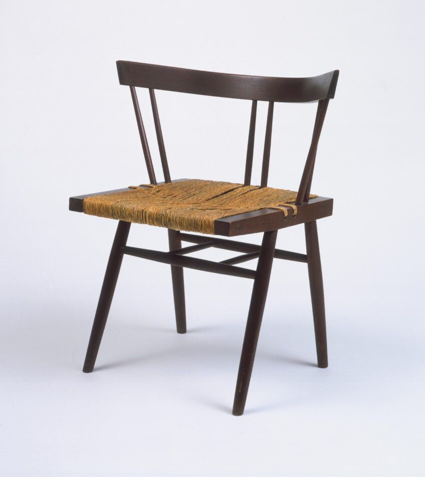 George Nakashima's grass-seated chair, 1946