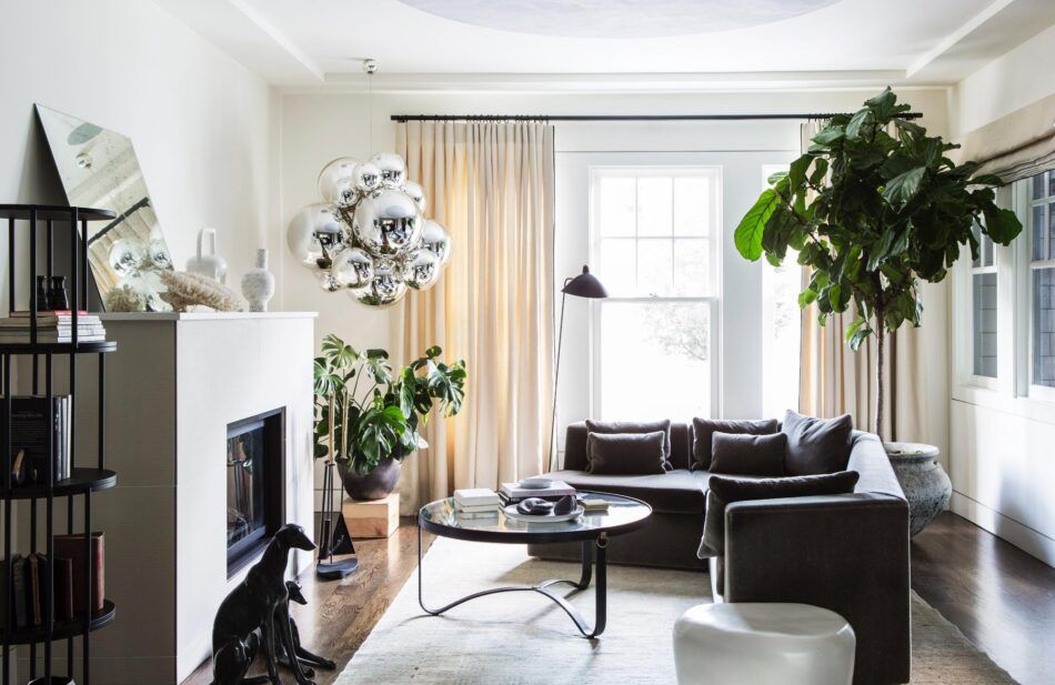 Living room designed by Lauren Geremia