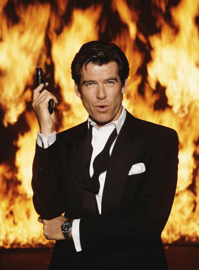 Pierce Brosnan in an Omega watch