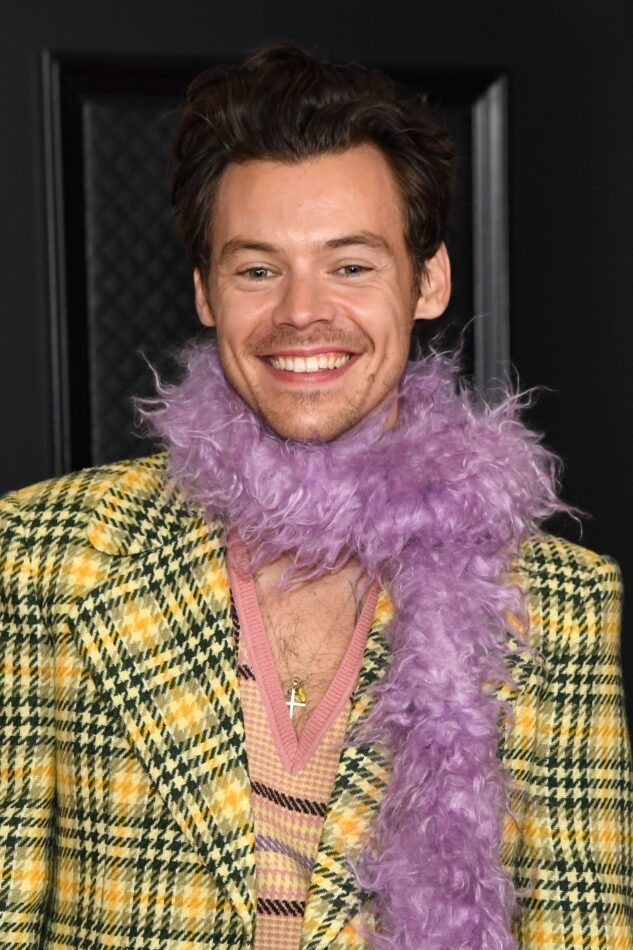 Harry Styles at the Grammy Awards in March 2021