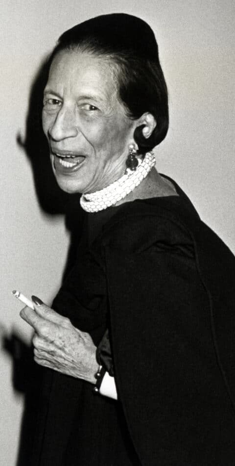 Diana Vreeland often wore a Bulgari snake belt around her neck.