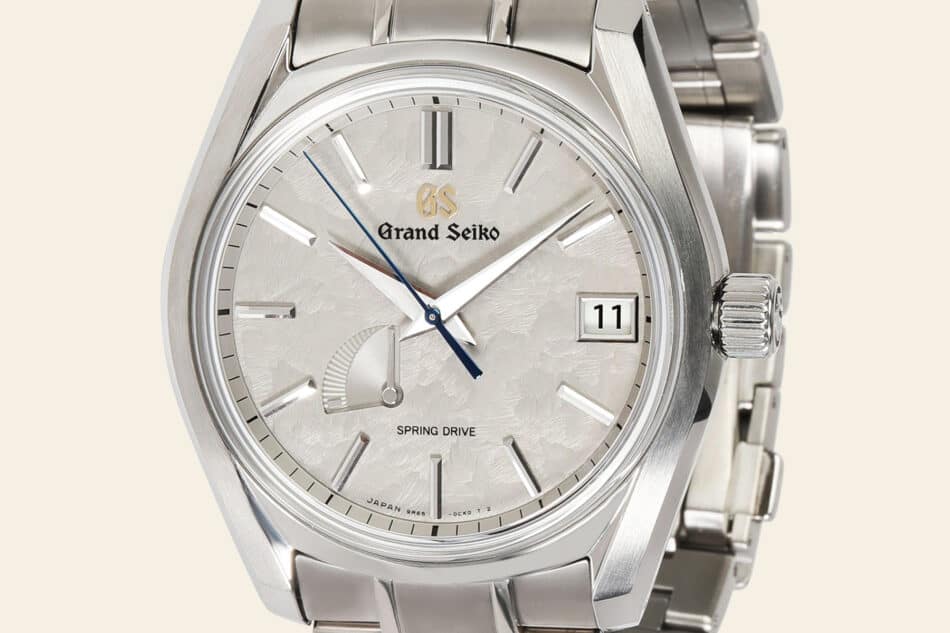Grand Seiko Deep Snow of Winter SBGA415 watch in titanium, offered by myGemma