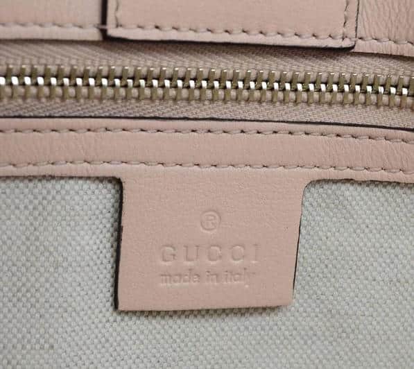 inside of a gucci bag