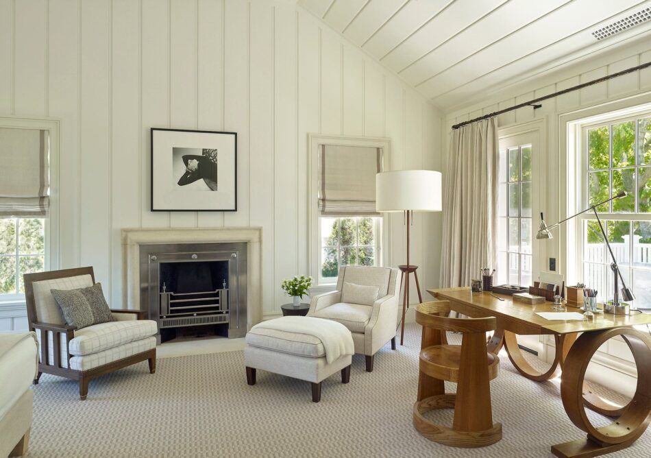 Sag Harbor living room by David Kleinberg