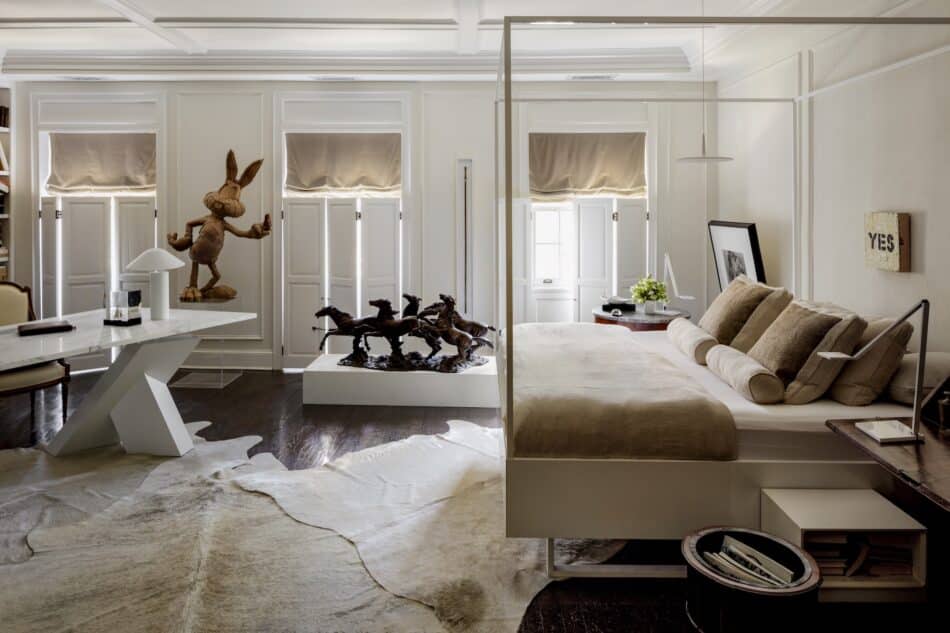 The bedroom of Darryl Carter's Washington, D.C. home