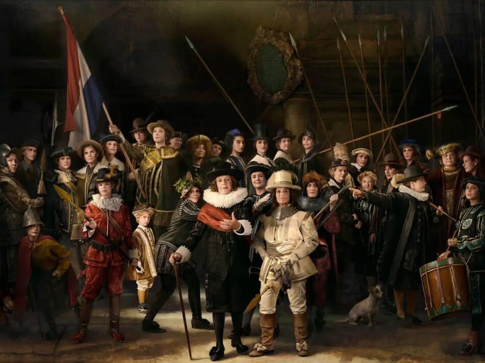 Ode to Rembrandt's The Night Watch, 2015, by E2 - Kleinveld & Julien