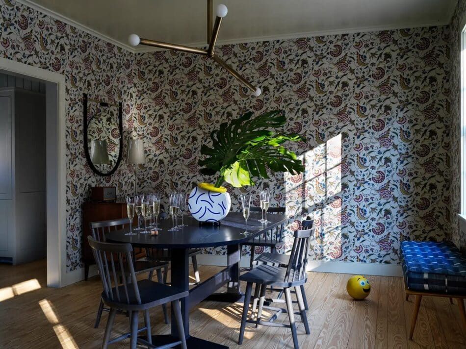 Eva Chen's floral dining room by Hendricks Churchill